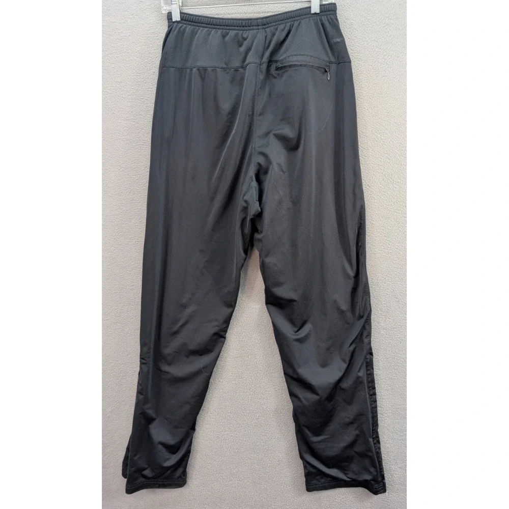 Vintage 90s‎ Nike Jogger Pants Black Women's Size M Y2K Pull On Swoosh Ankle Zip